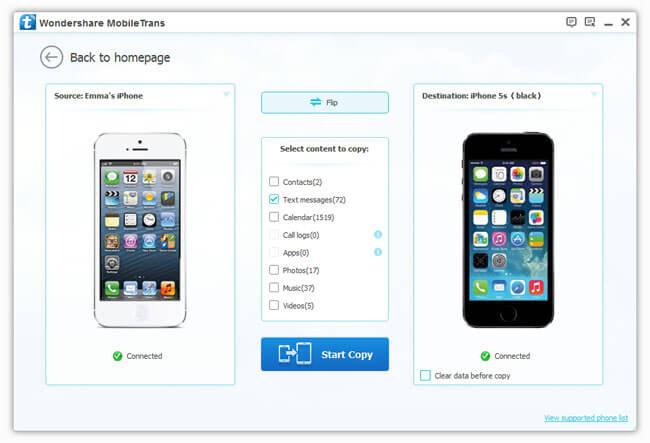 Due metodi per trasferire i contatti da iPhone a Galaxy S5