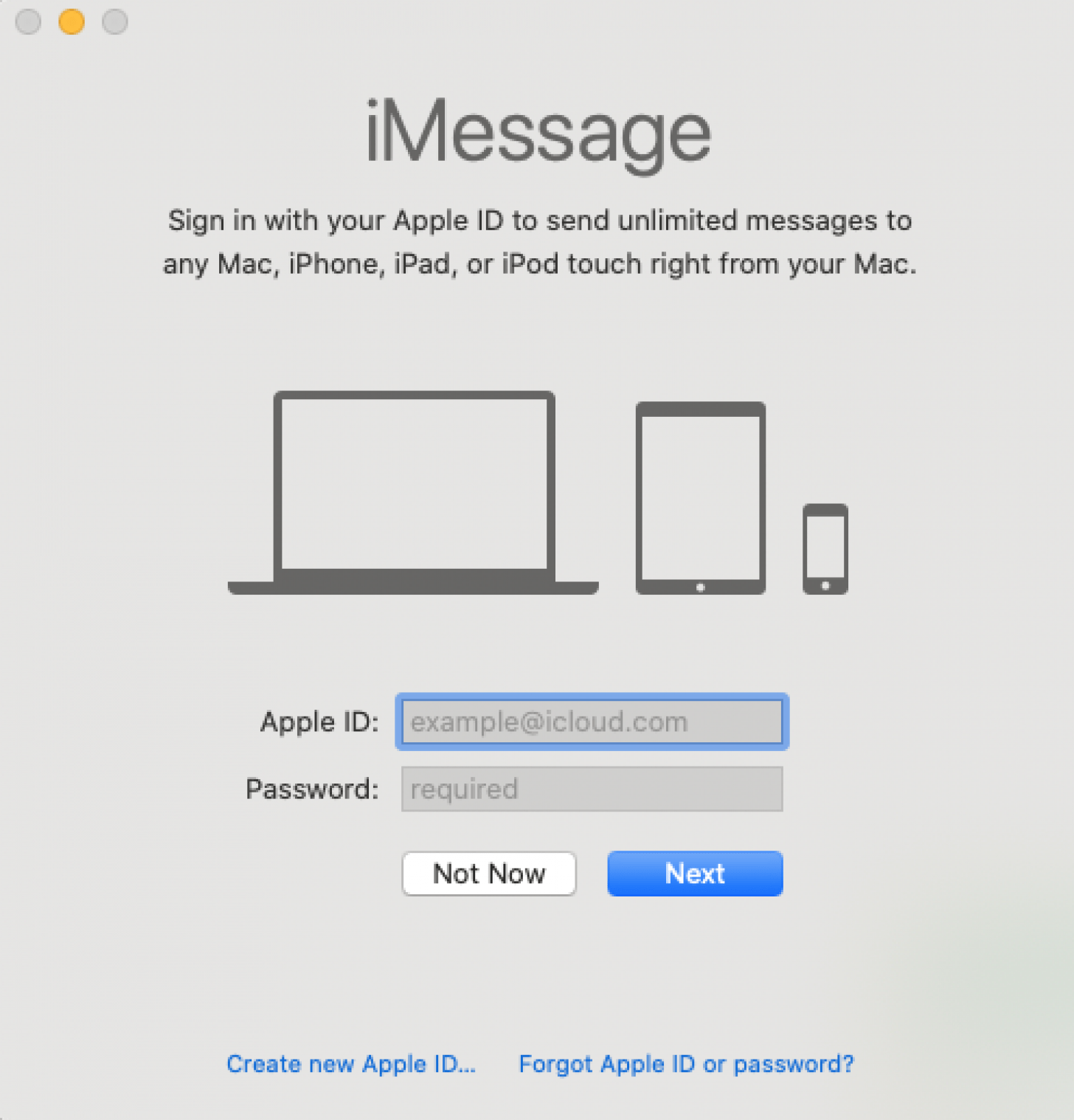 accedi ai messaggi su mac