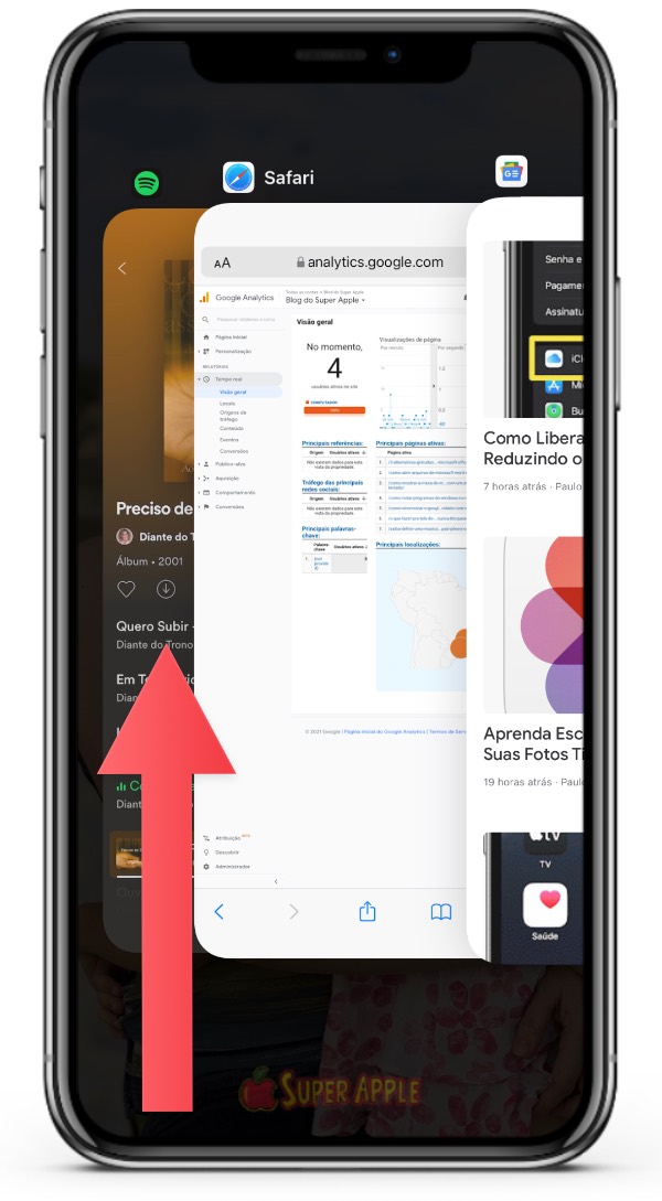 Chiudi le app su iPhone